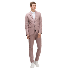 Textured suit Breast pocket Classic button fastening