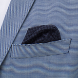 Blue Striped False Plain Suit Blazer