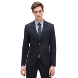 Suit with waistcoat Classic button fastening Pin detail on lapel